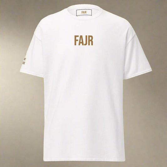 White FAJR Classic Tee